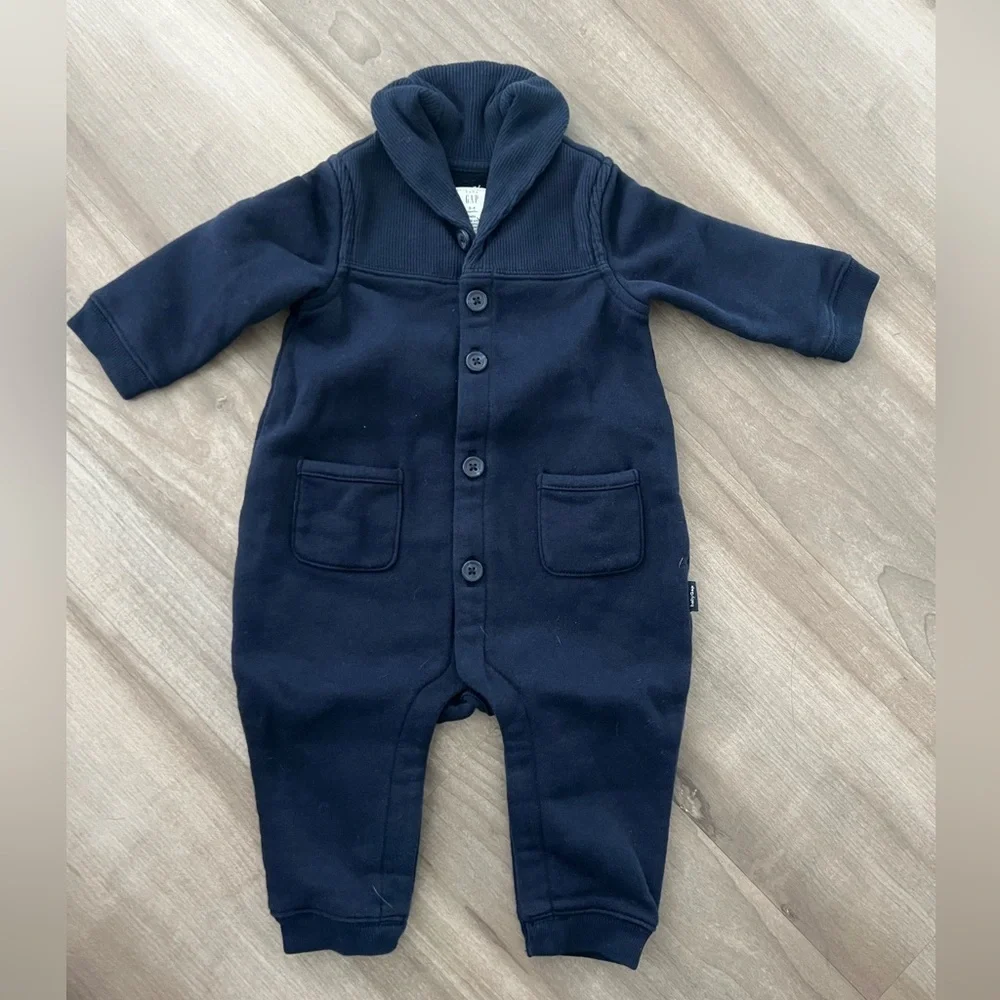 Carter's & Gap Bundle: 3 Month Winter One Piece Outfits
